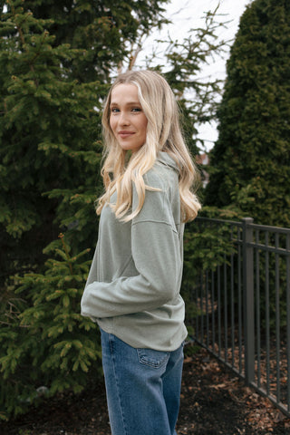 Taylor Shirt, Forrest Heather *final sale