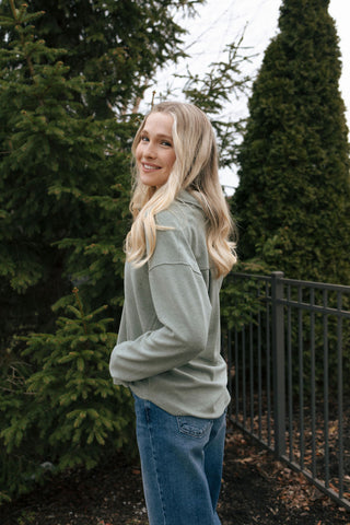 Taylor Shirt, Forrest Heather *final sale