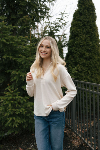 Taylor Shirt, Pink Oatmeal *final sale