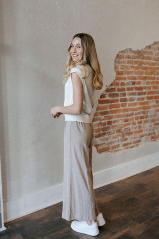 Scout Textured Slub Pants, Parchment by Z Supply