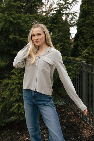Casey Shirt, Forest Fog *final sale