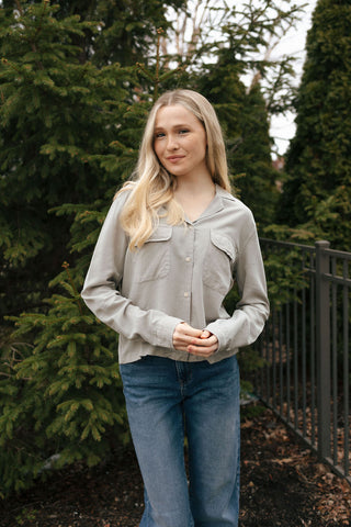 Casey Shirt, Forest Fog *final sale