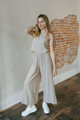 Sloane Textured Slub Top, Parchment by Z Supply