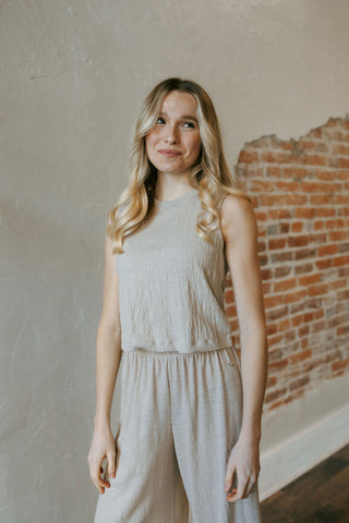 Sloane Textured Slub Top, Parchment by Z Supply