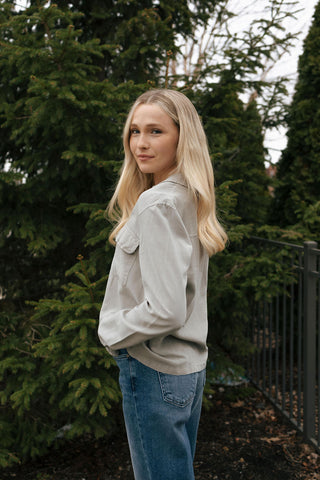 Casey Shirt, Forest Fog *final sale