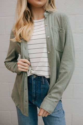 Lewis Shirt, Forest Heather *final sale*