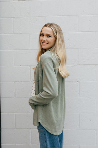 Lewis Shirt, Forest Heather *final sale*