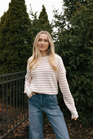 Ely Sweater, Pink *final sale