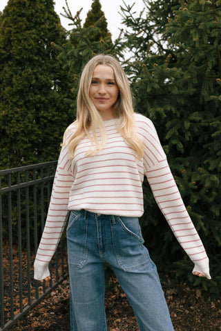 Ely Sweater, Pink *final sale
