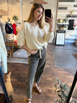 Dotti Drawstring Pants - The Red Thread Boutique