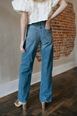 Relaxed Straight, Medium Denim