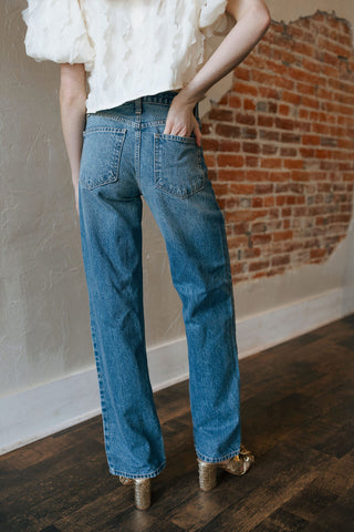 Relaxed Straight, Medium Denim