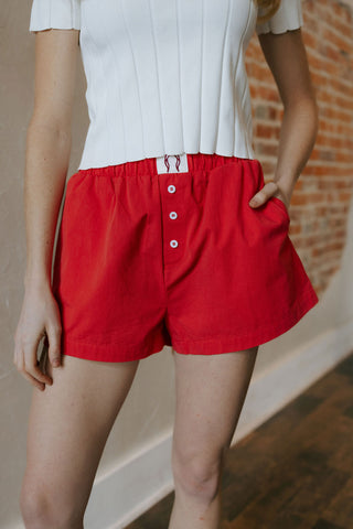 Boxer Shorts, Red