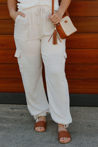 Briston Pants, Taupe Heather *final sale