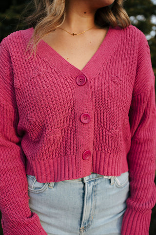 Fleur Cardigan, Magenta by Z Supply