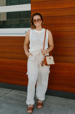 Briston Pants, Taupe Heather *final sale