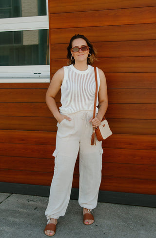 Briston Pants, Taupe Heather *final sale