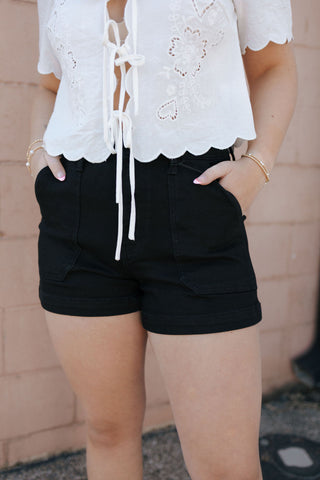 Utility Shorts, Black