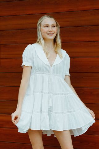 Sailor Collar Mini Dress *final sale