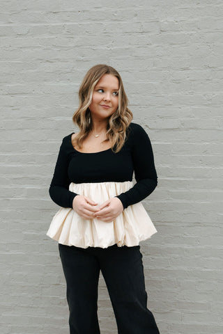 Agnes Bubble Top * final sale