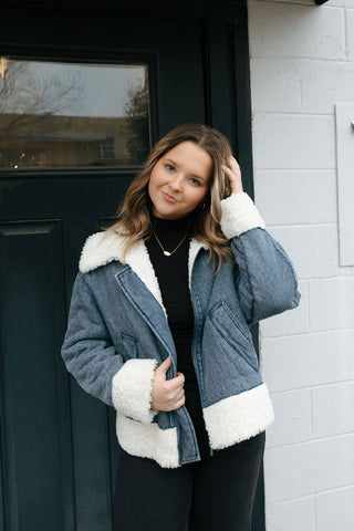 Sherpa Denim Jacket *final sale