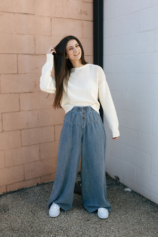 York Front Denim Pants