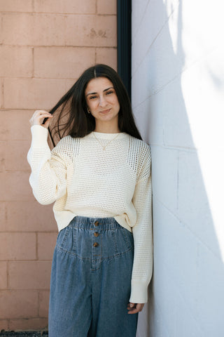 Jasmine Sweater, Off White