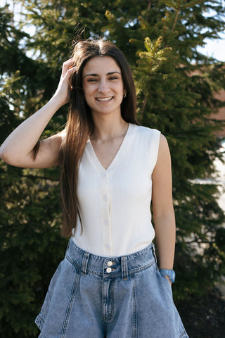 McKenzie Vest, White
