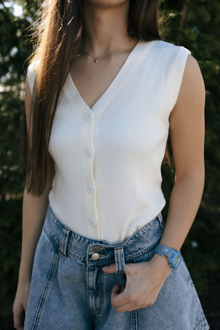 McKenzie Vest, White