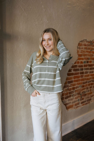 Byron Top, Forest White *final sale