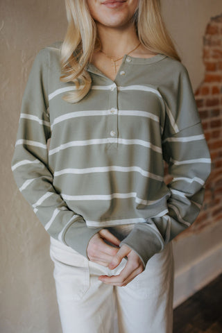 Byron Top, Forest White *final sale