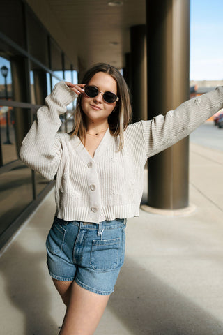 Fleur Cardigan, Parchment by Z Supply