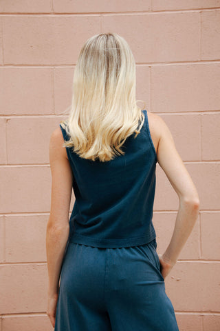 Sloane V Neck Tank, Midnight by Z Supply *final sale
