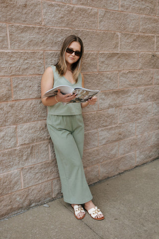 Scout Flare Pants, Avocado by Z Supply
