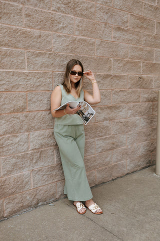 Scout Flare Pants, Avocado by Z Supply