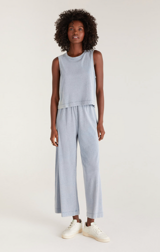 Sloane Jersey Denim Muscle Tank by Z Supply - The Red Thread Boutique