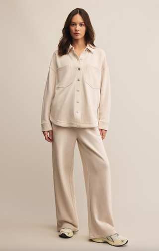 Hunter French Terry Pants, Crystal by Z Supply *final sale