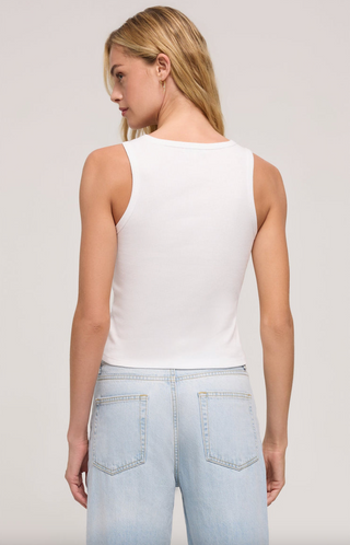 Hadley Tank, White by Z Supply