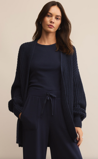 Sutton Rib Cardigan, Eclipse by Z Supply