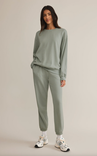 Boyfriend Sweatshirt, Sage Green by Z Supply