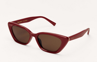 Staycation Sunglasses by Z Supply, Merlot