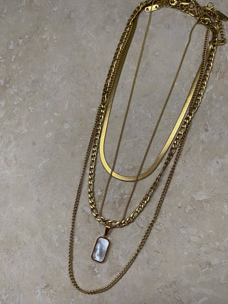 Gwenyth Necklace set: Silver