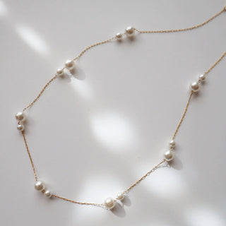 Alina Double Pearl Necklace - The Red Thread Boutique