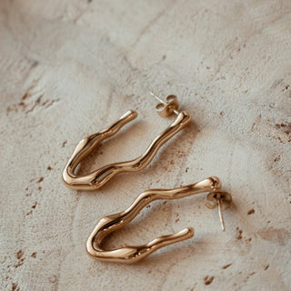 Arie hoops - The Red Thread Boutique