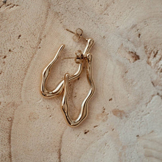 Arie hoops - The Red Thread Boutique