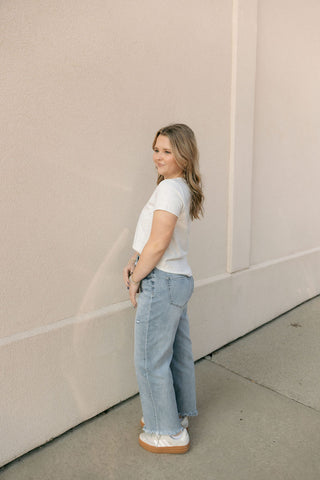 Asher Tee, Lt Gray Heather - The Red Thread Boutique