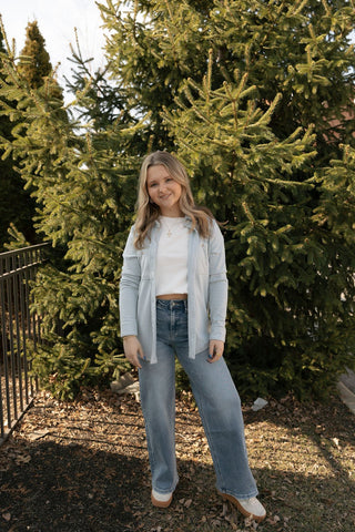 Asher Tee, White - The Red Thread Boutique