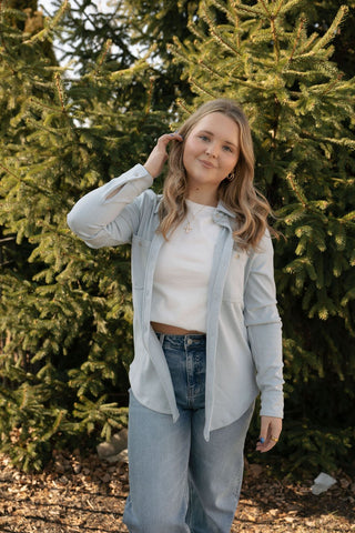 Asher Tee, White - The Red Thread Boutique