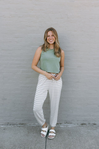 Bailey Stripe Jogger by Z Supply - The Red Thread Boutique
