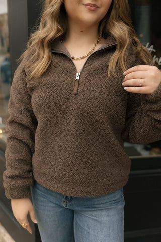 Barbara Pullover, Brown - The Red Thread Boutique